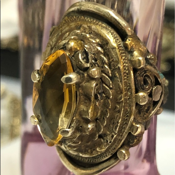 Adjustable Imperial Topaz ring - Picture 2 of 8